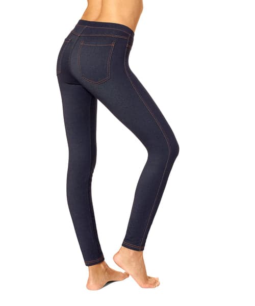 Denim fashion yoga pants