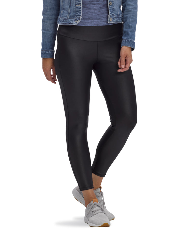 Glossy Wide Waistband Skimmer