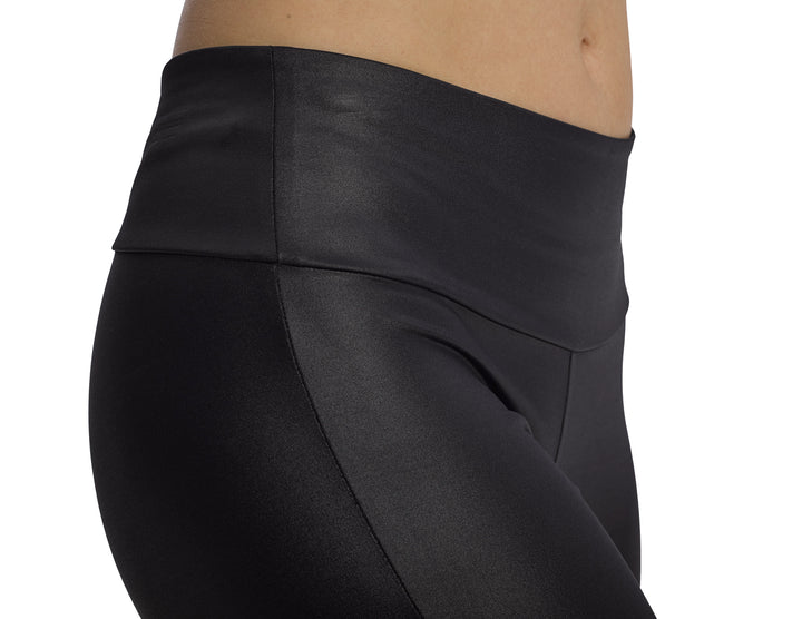 Glossy Wide Waistband Skimmer