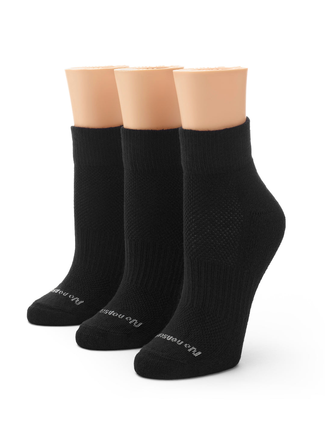 Soft & Breathable Cushioned Ankle Socks 3 Pair Pack