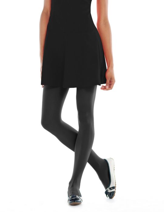 No Nonsense Opaque Sheer To Waist Tights Black XXL
