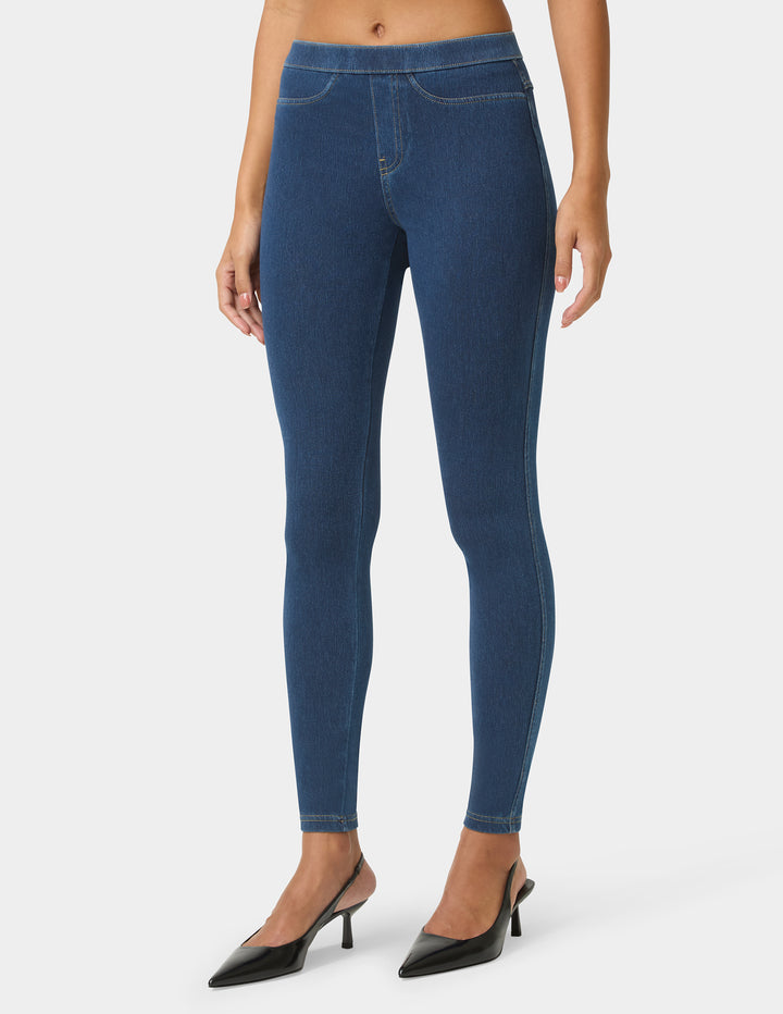 Classic Indigo Denim Leggings