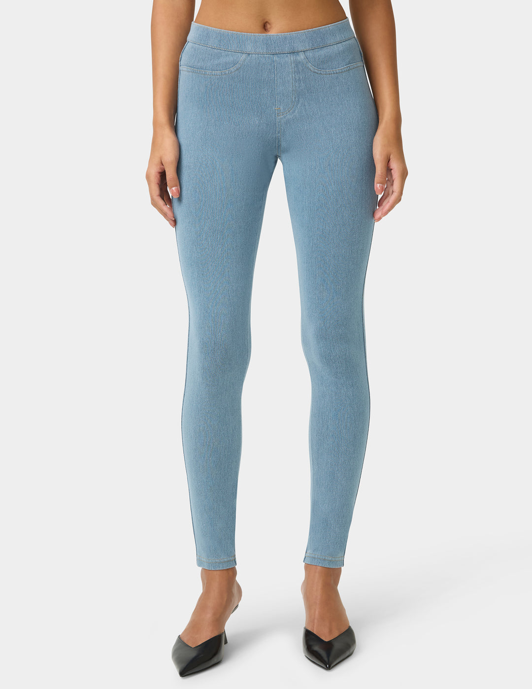 Classic Indigo Denim Leggings