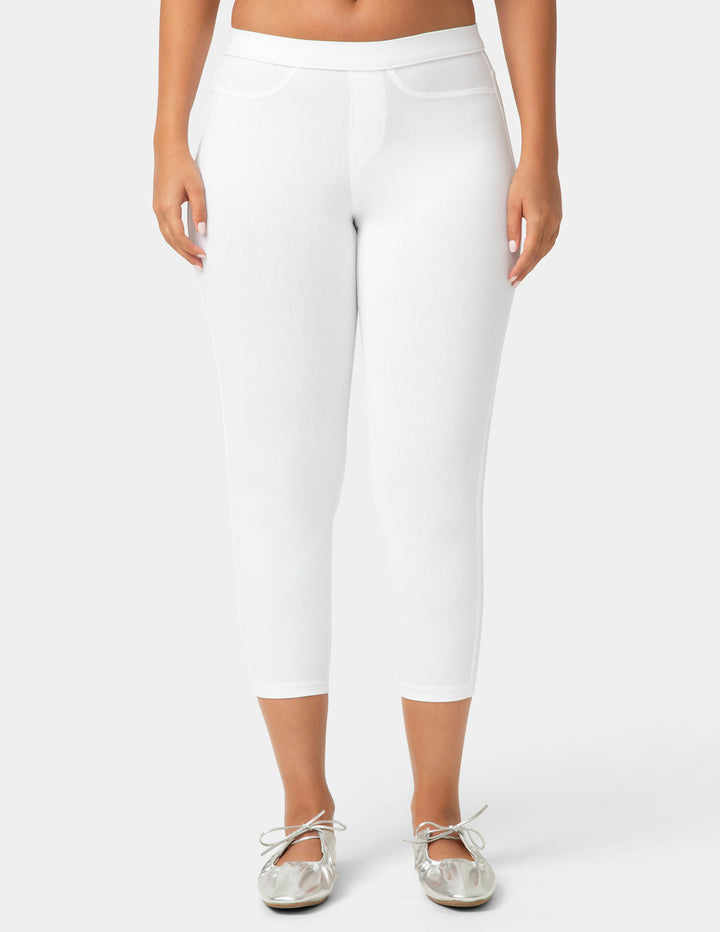 Classic Indigo Denim Capri