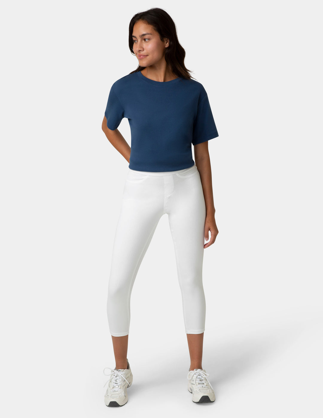 Classic Indigo Denim Capri
