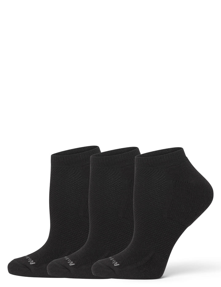 Soft & Breathable Cushioned No Show Socks 3 Pair Pack