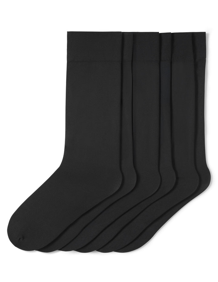 Silky Trouser Socks 3 Pair Pack