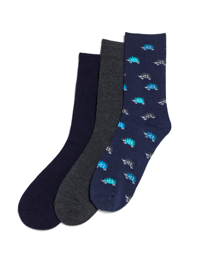 Women's Novelty Crew Sock 3 Pair Pack