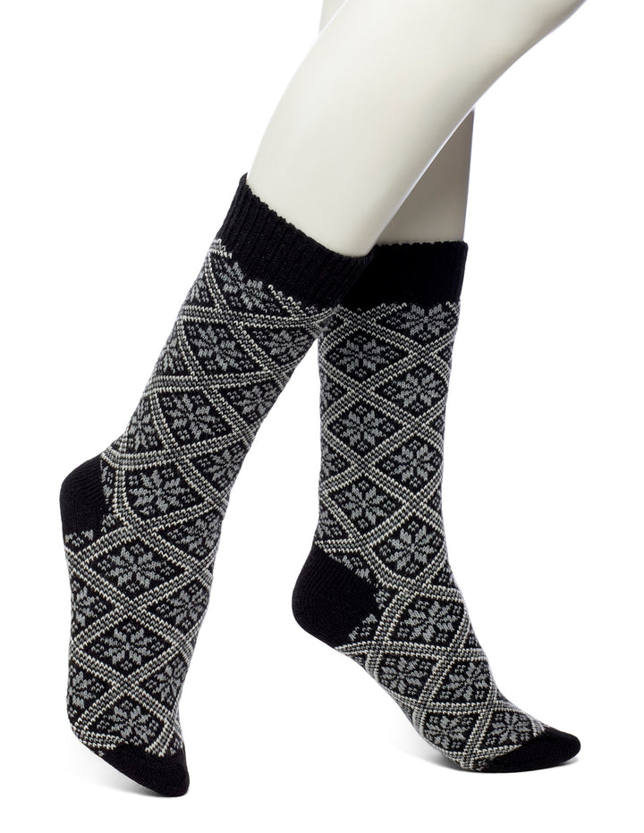 Outdoor Snowflake Sock