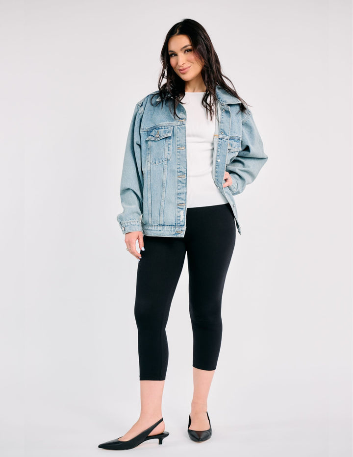 Cotton Capri Leggings
