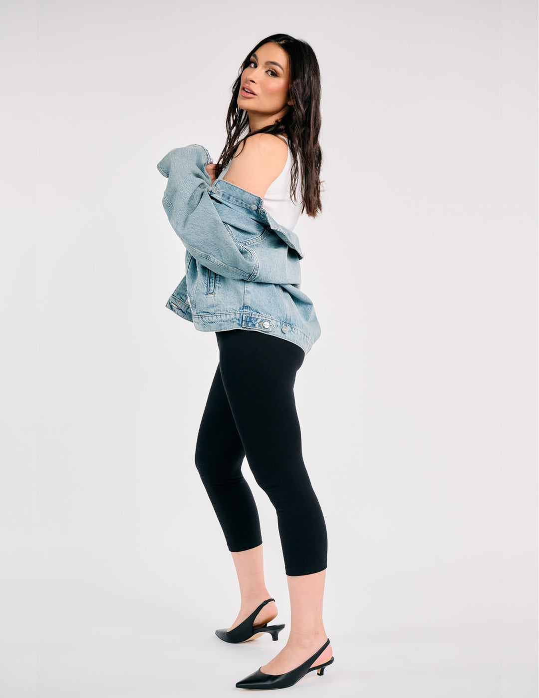 Cotton Capri Leggings