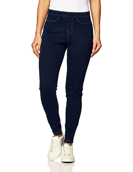 No Nonsense Women's Denim Leggings – Stretch Comfort With Real Back Pockets