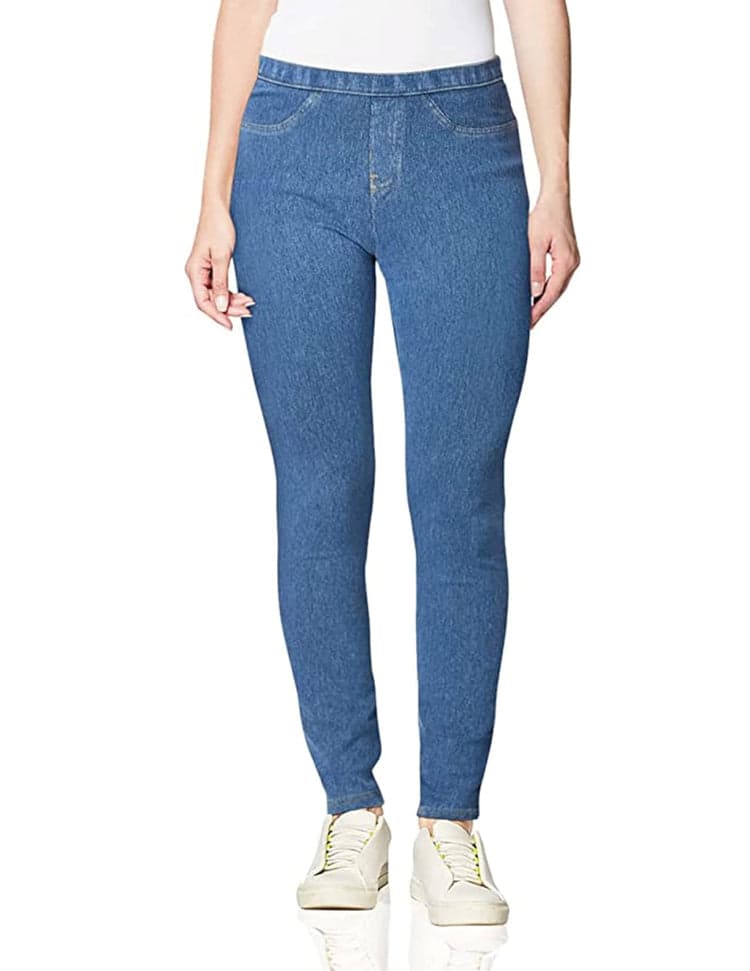 Classic Indigo Denim Leggings