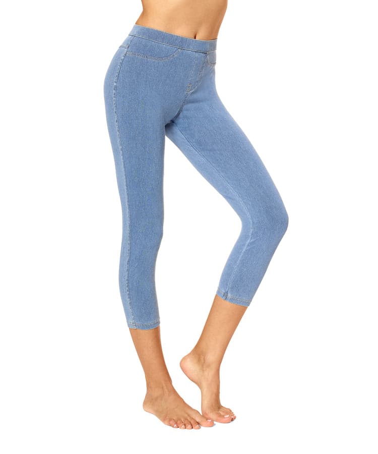 Classic Indigo Denim Capri