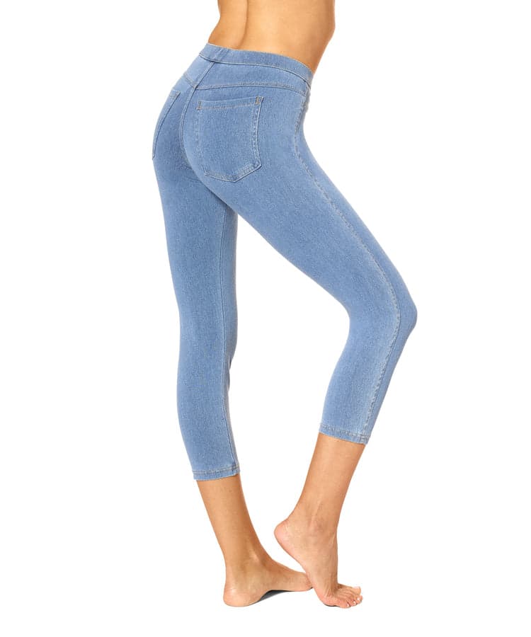 Classic Indigo Denim Capri