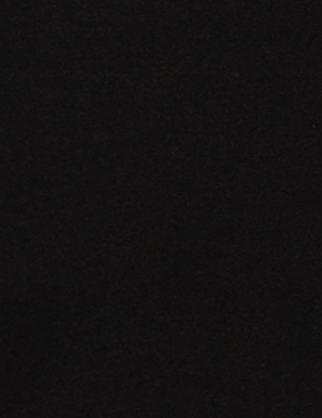 Black fabric detail view