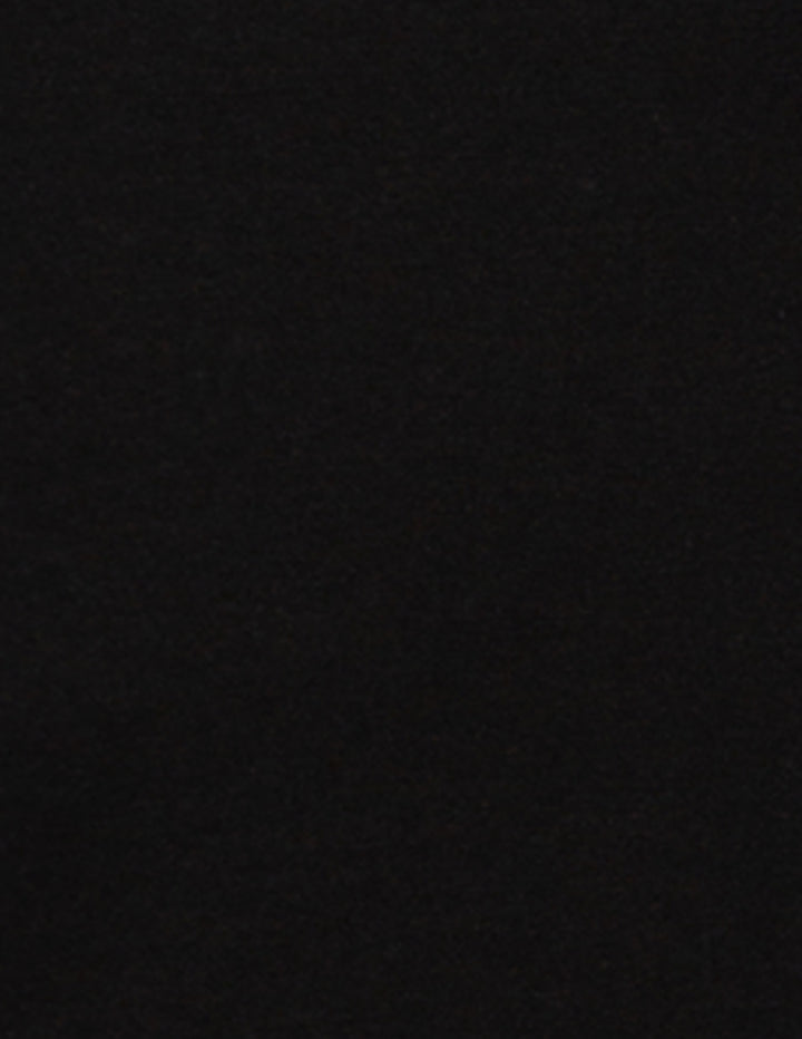 Black fabric detail view