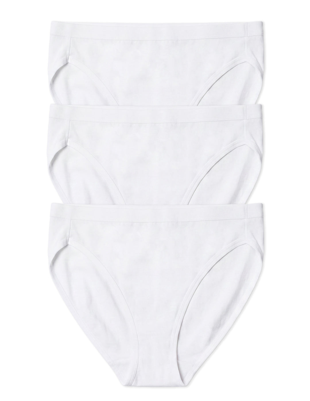 3 pair of white brief underwear