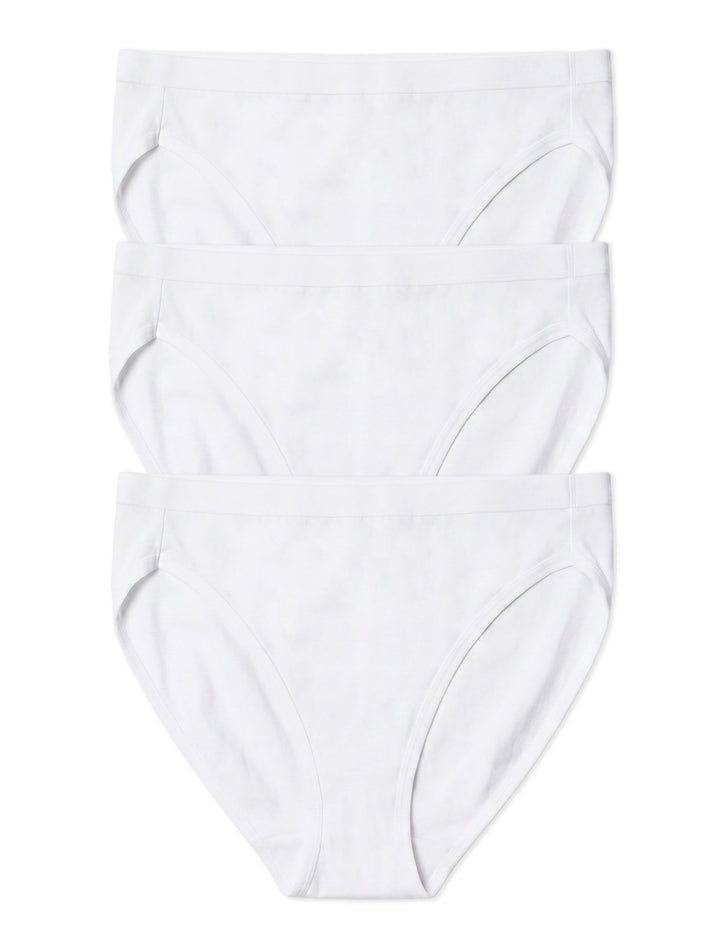 3 pair of white brief underwear
