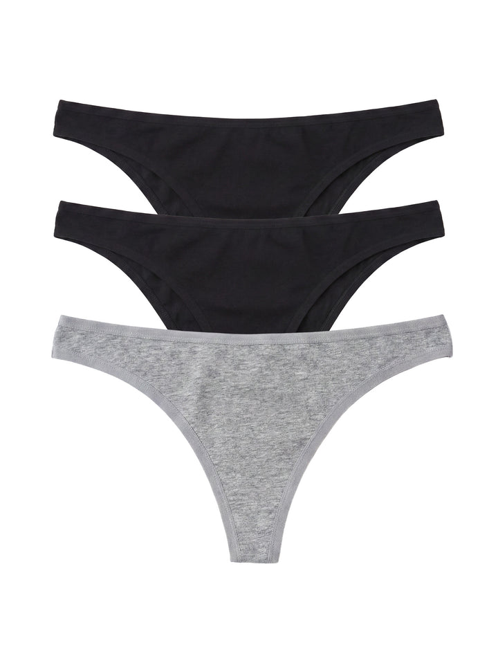 3 pair of thong underwear