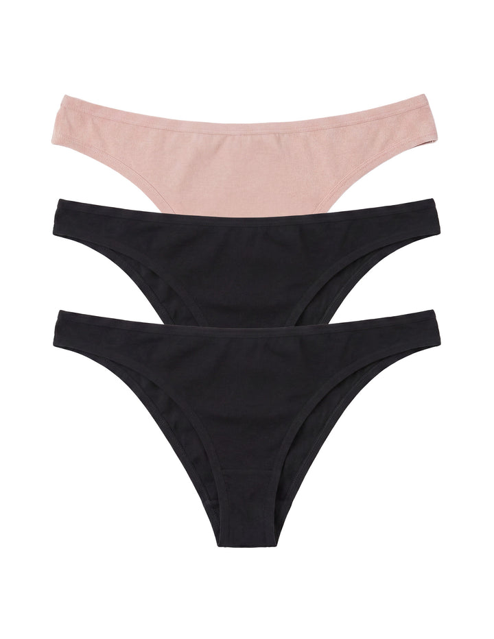3 pair of thong underwear