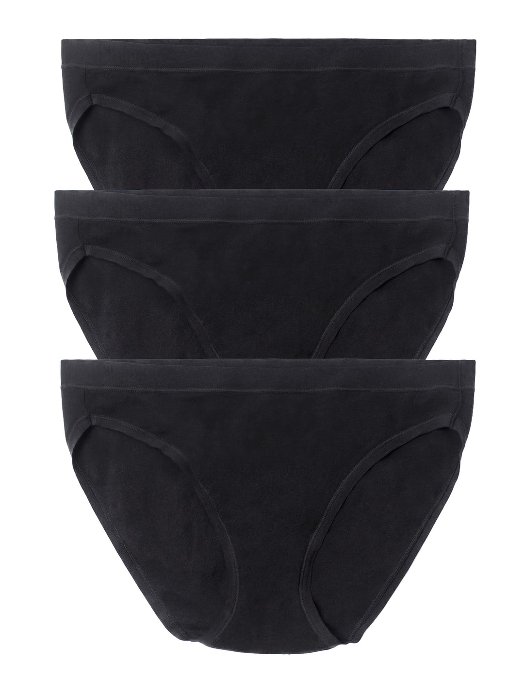 3 pair of black bikini underwear