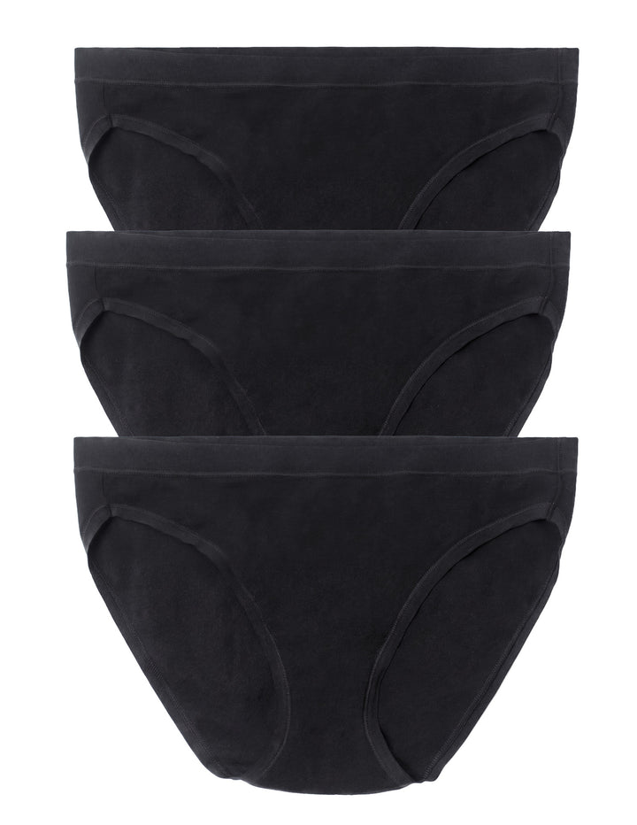 3 pair of black bikini underwear
