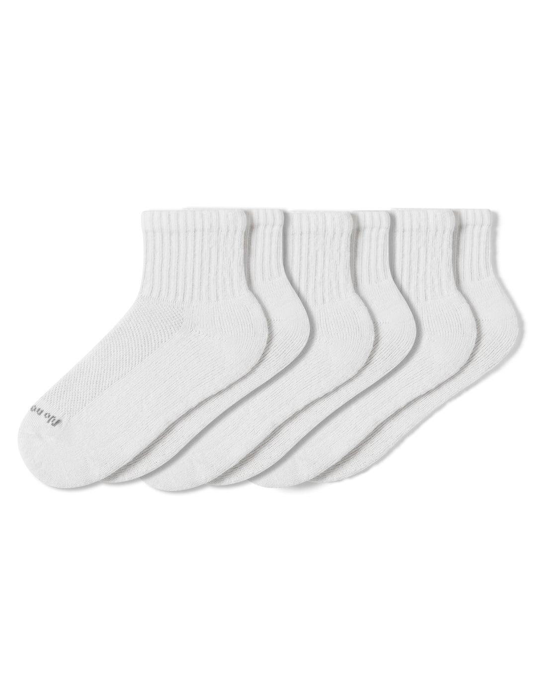 Soft & Breathable Women's Cushioned Mini Crew Socks 3 Pair Pack
