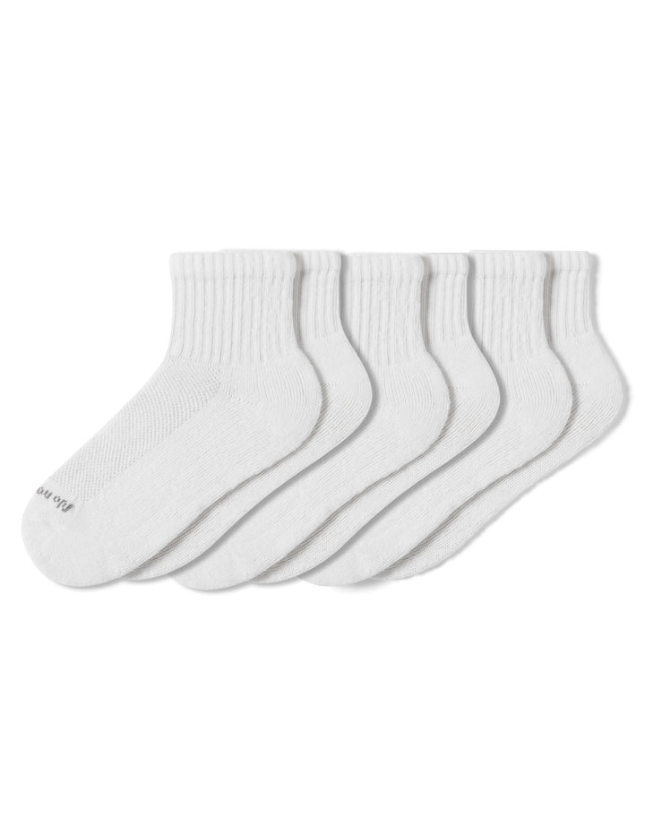 Soft & Breathable Women's Cushioned Mini Crew Socks 3 Pair Pack