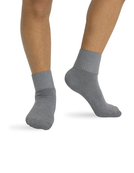 Underworks Kids Lightweight Sport Quarter Crew Sock 5 Pack - Black - Size 13-3 | BIG W