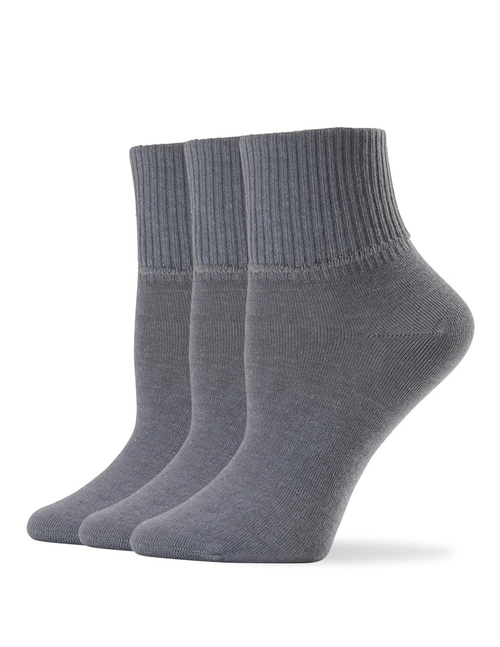 Kids Turn Cuff Sock 3 Pair Pack