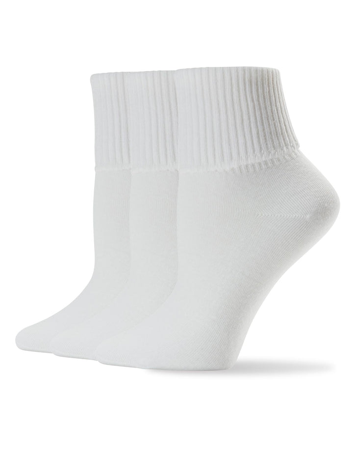 Kids Turn Cuff Sock 3 Pair Pack