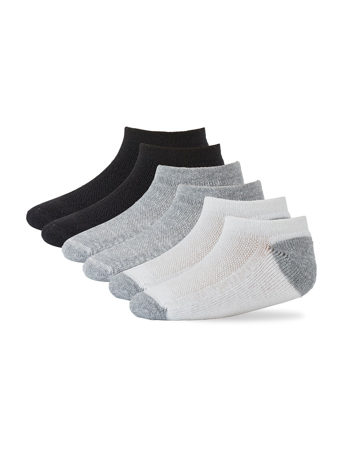 Kids ExpanTech Sport No Show Sock 6 Pair Pack
