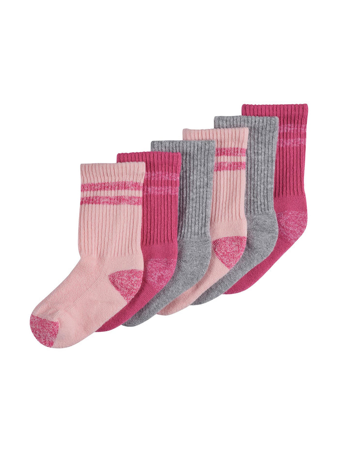Kids ExpanTech Sport Crew Sock 6 Pair Pack