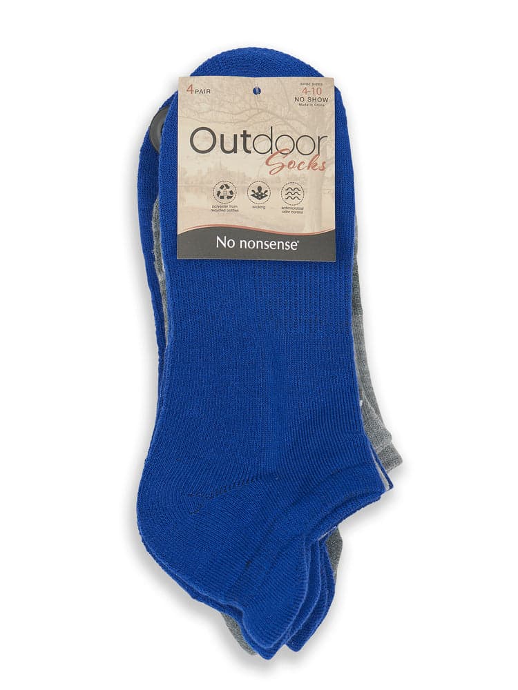 Outdoor Tab Back No Show Sock 4 Pair Pack