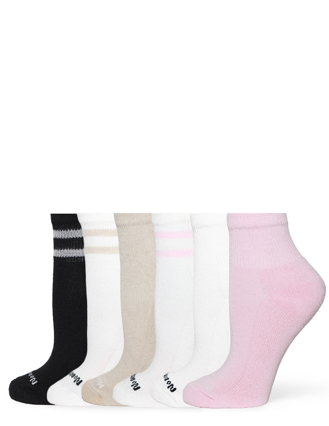 Women's Cushioned Quarter Top Socks 6 Pair Pack