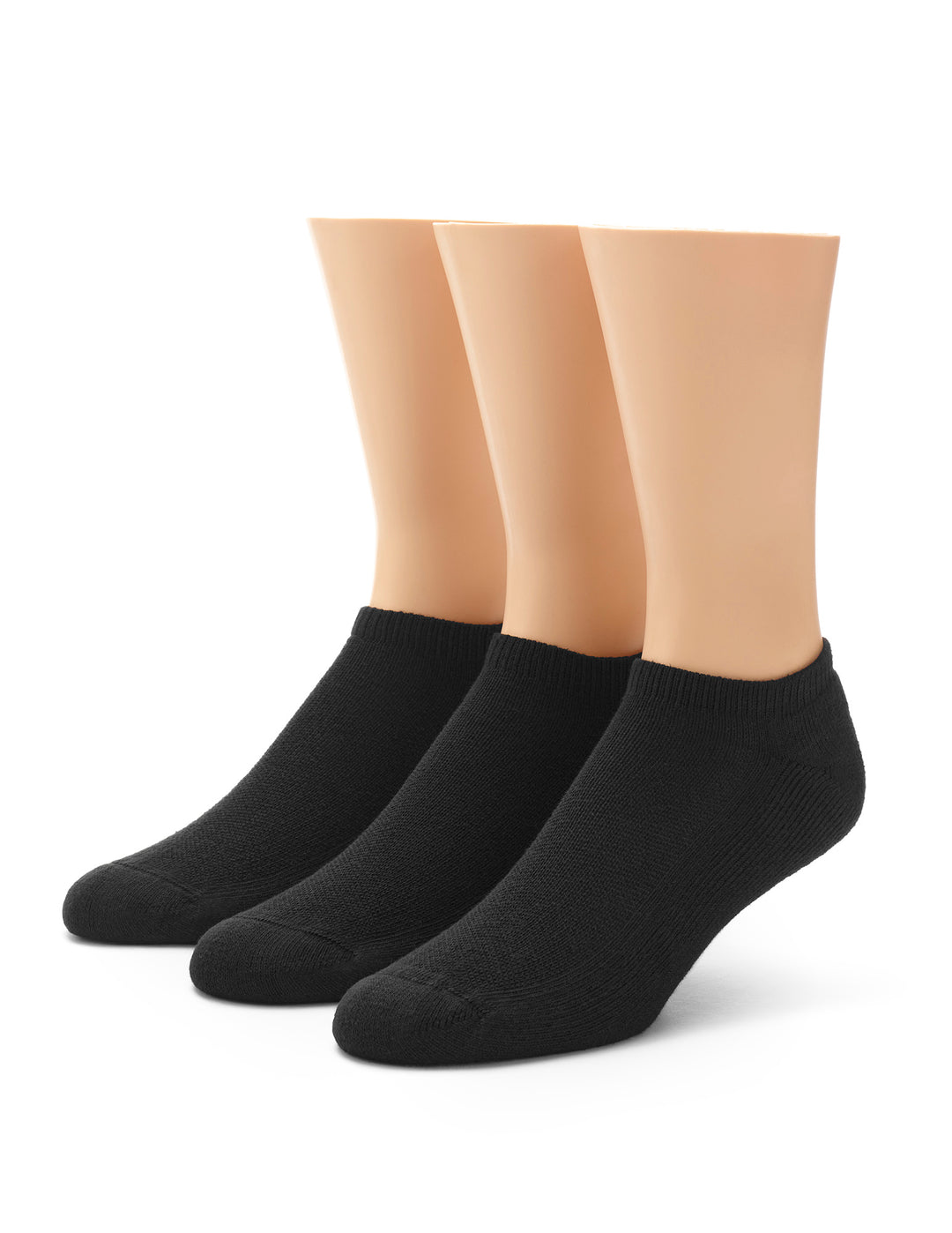 Men's Cushion No Show 3 Pair Pack