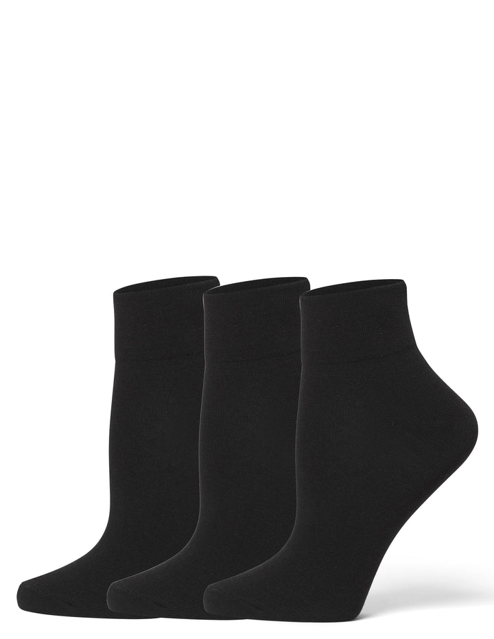 Flat Knit Ankle 3 Pair Pack