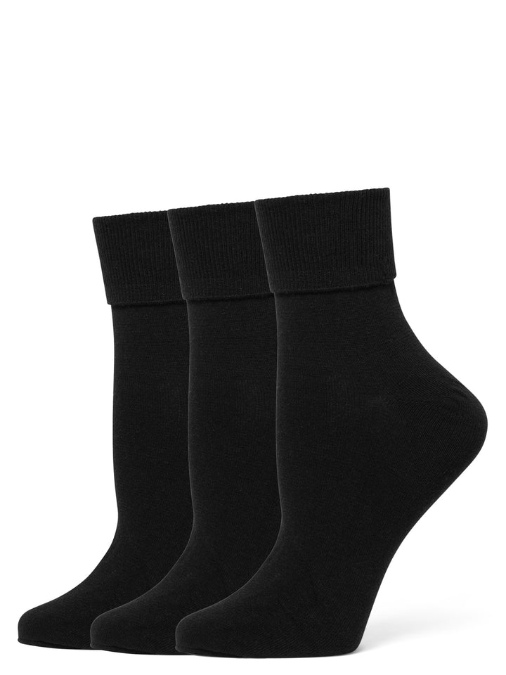 Cotton Turncuff 3 Pair Pack
