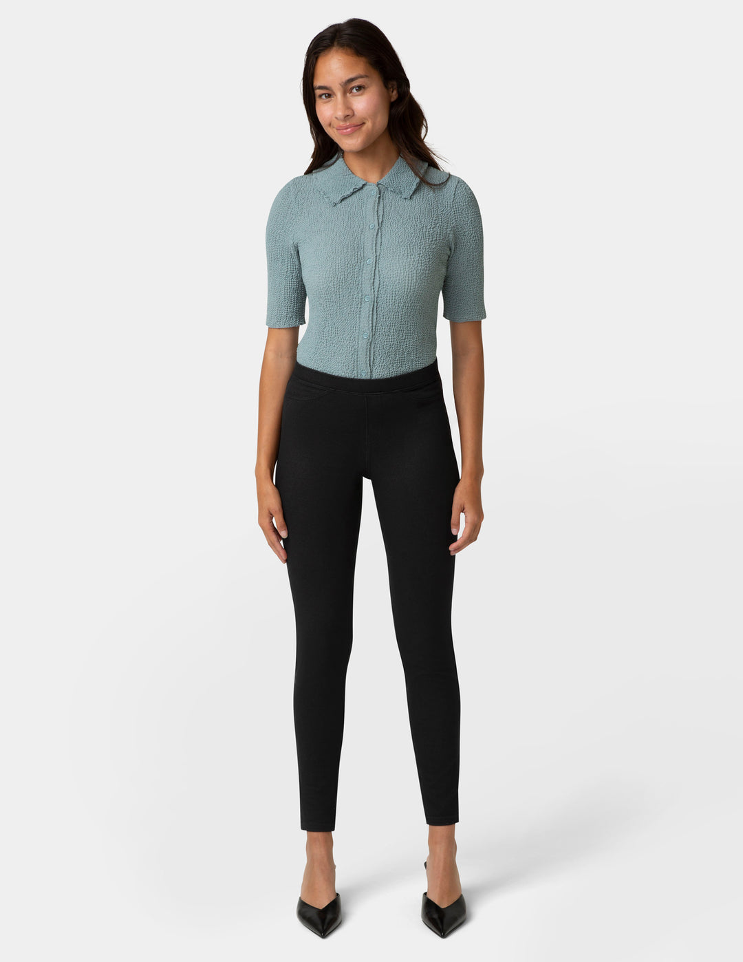 Stretch Denim Leggings