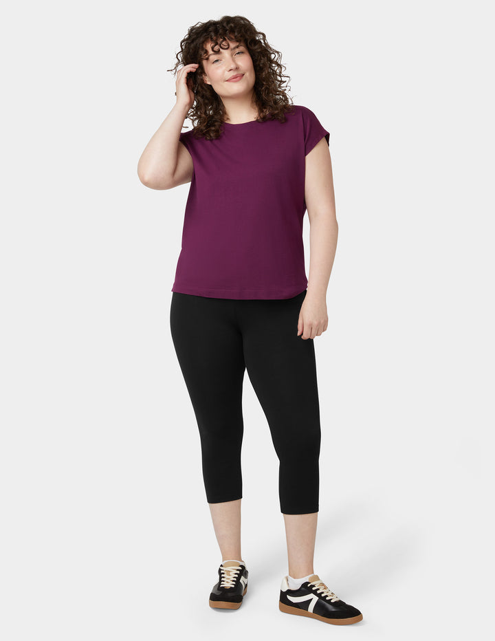 Cotton Capri Leggings