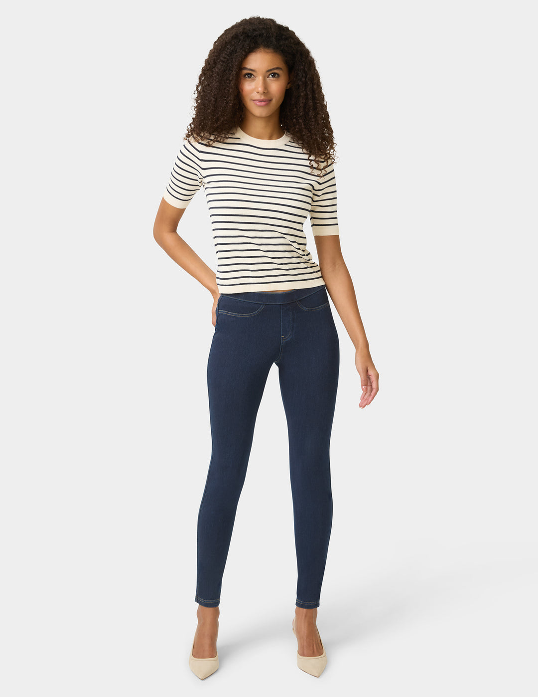 Classic Indigo Denim Leggings
