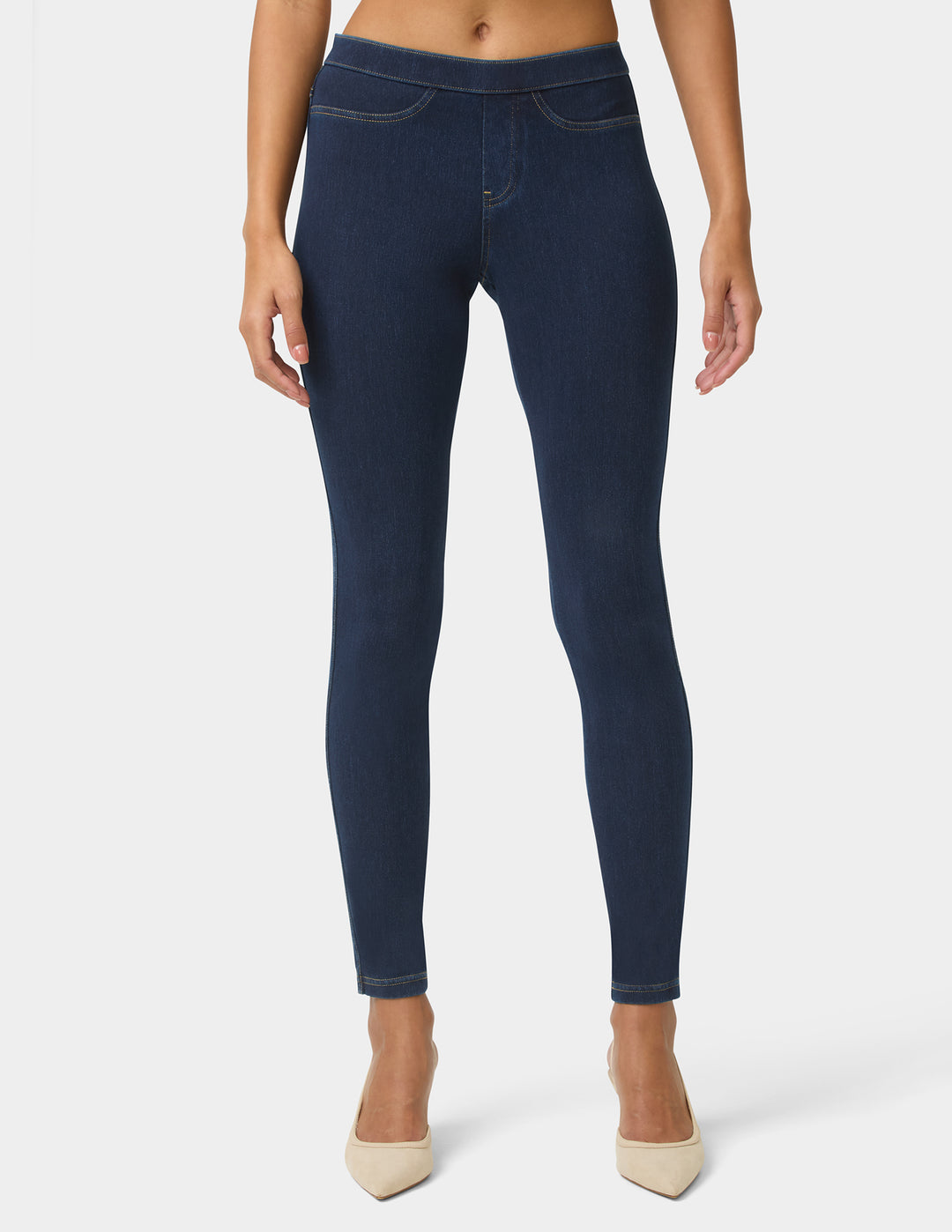 Classic Indigo Denim Leggings