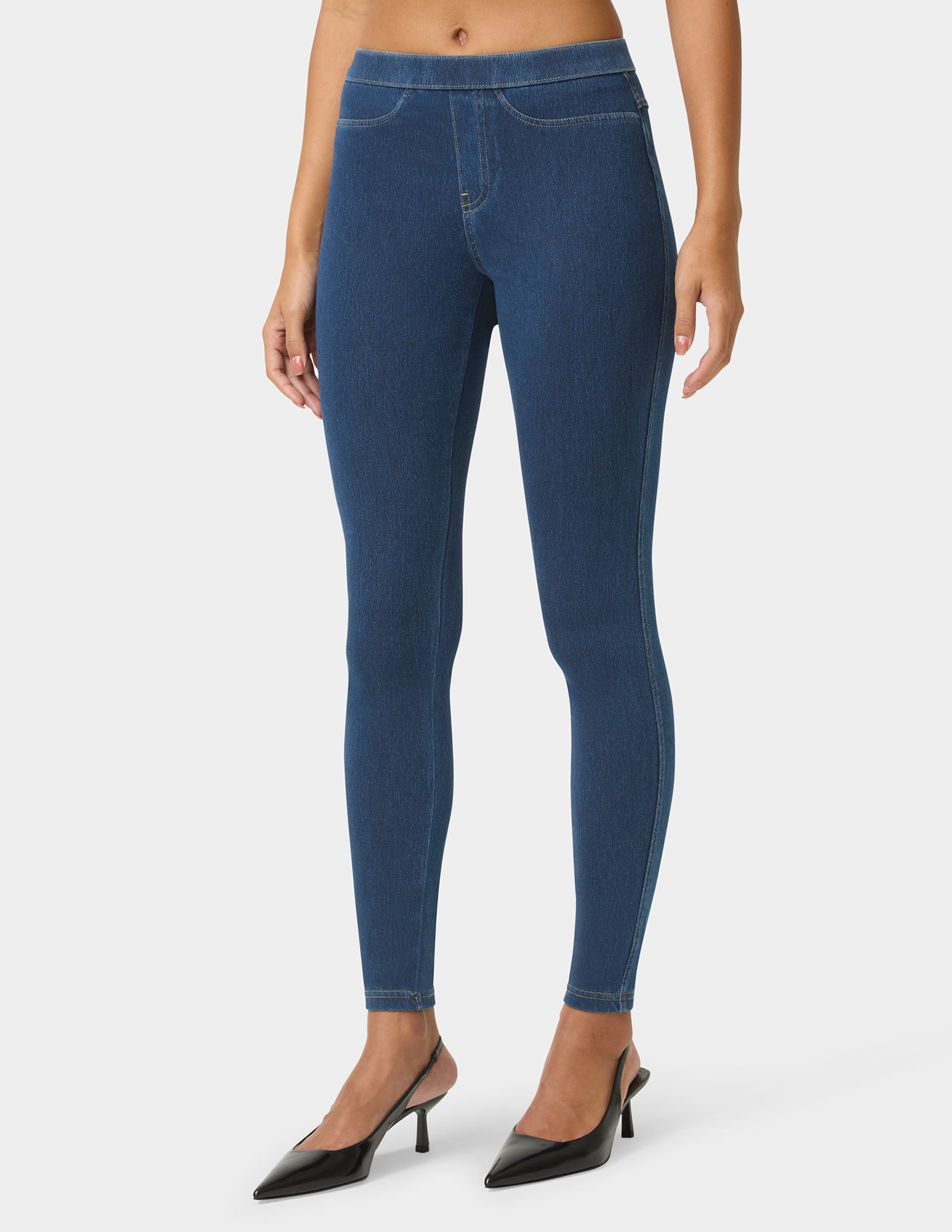 Classic Indigo Denim Leggings – No nonsense