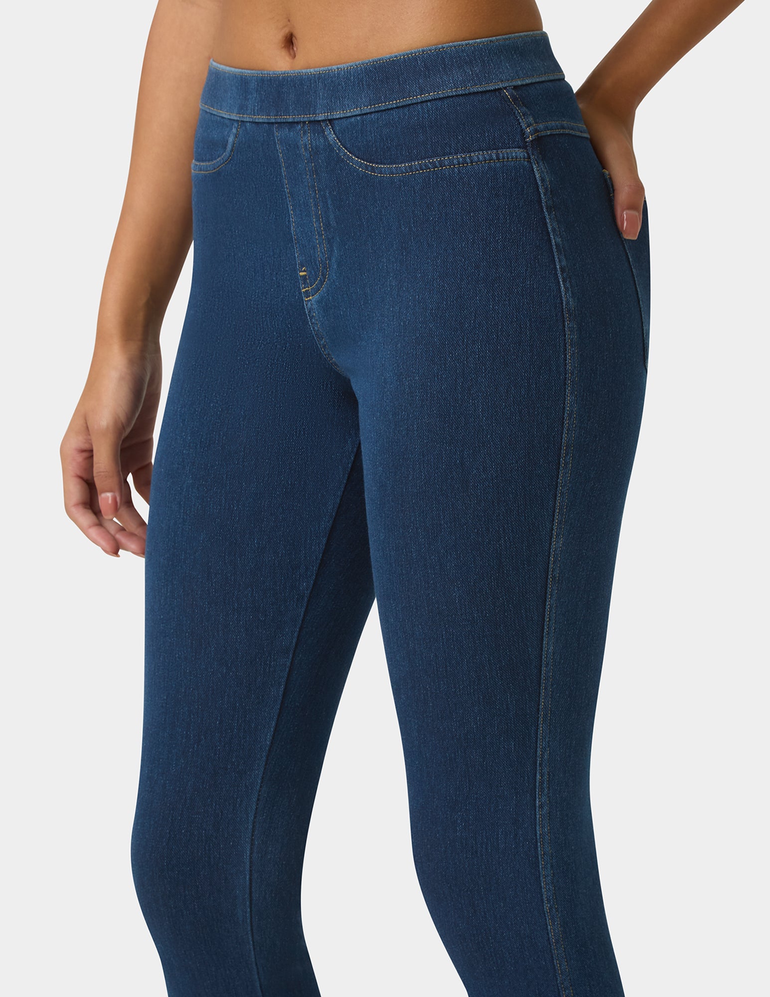 Classic Indigo Denim Leggings – No nonsense