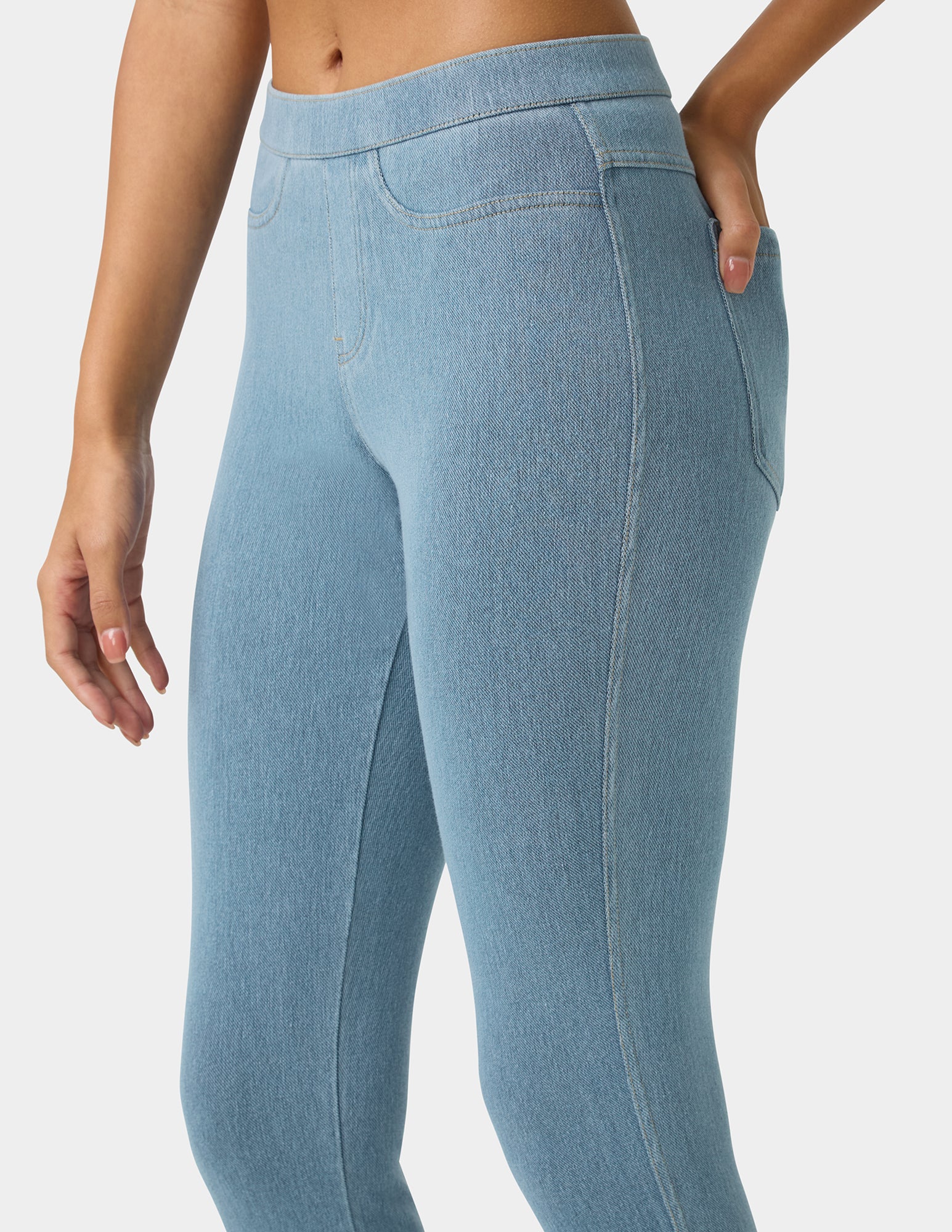 Classic Indigo Denim Leggings – No nonsense