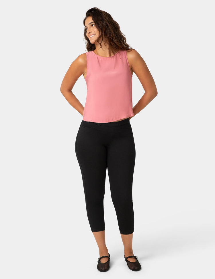 Classic Indigo Denim Capri