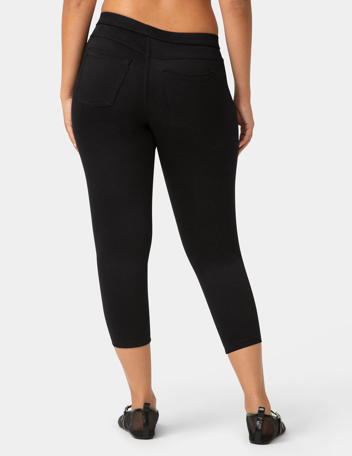 Classic Indigo Denim Capri