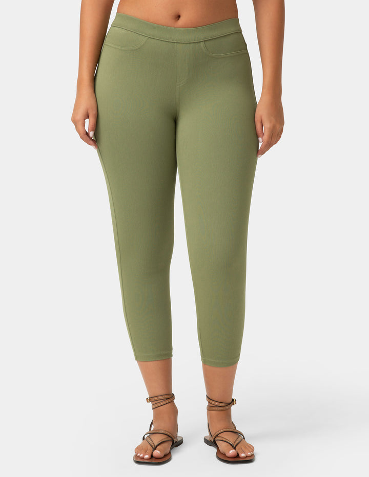 Classic Indigo Denim Capri