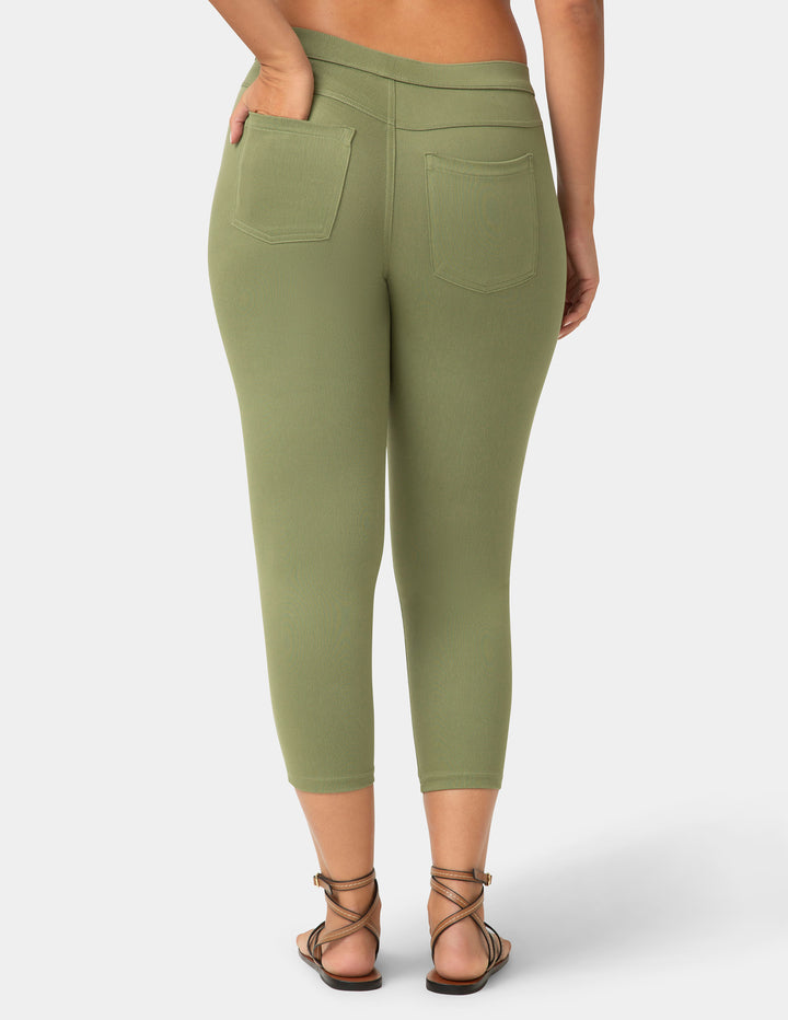 Classic Indigo Denim Capri
